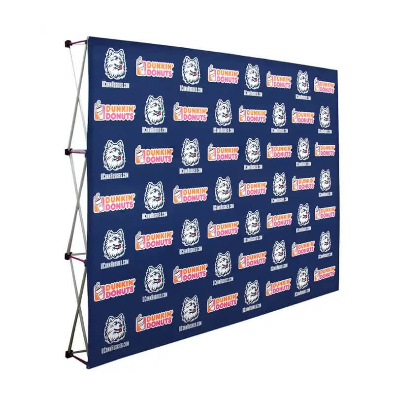 Fabric pop up displays