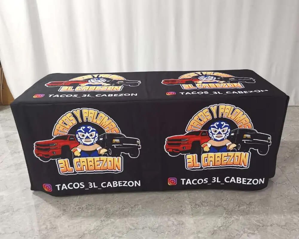 Trade Show Table Covers with Logo