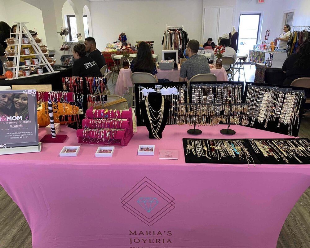 Trade Show Tablecloth with Logo