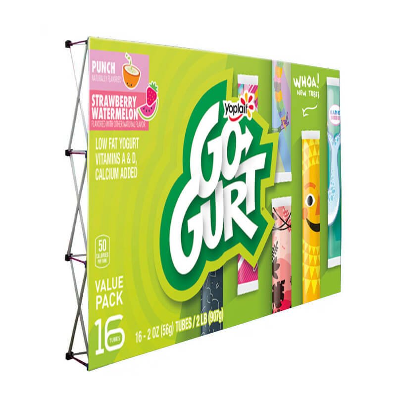 Fabric Pop Up Straight Display