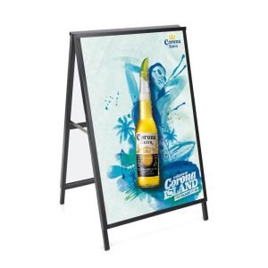 custom metal a frame signs