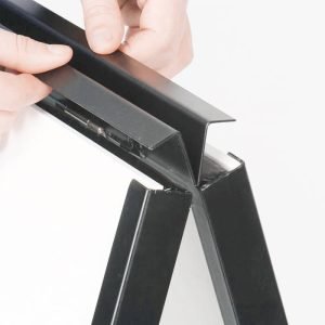 hinged top cover