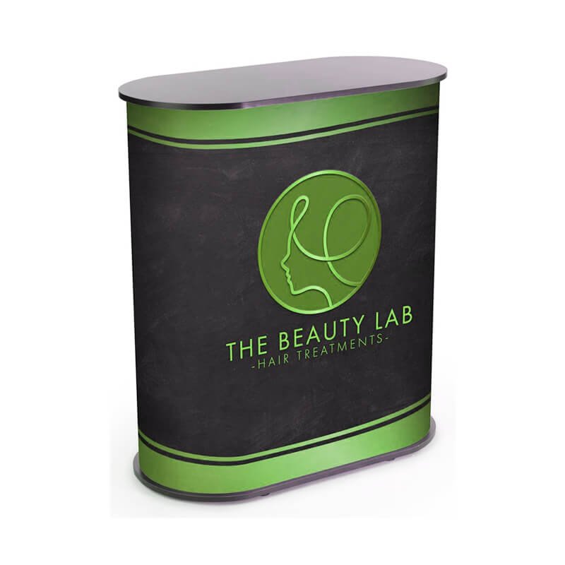 trade show reception counter