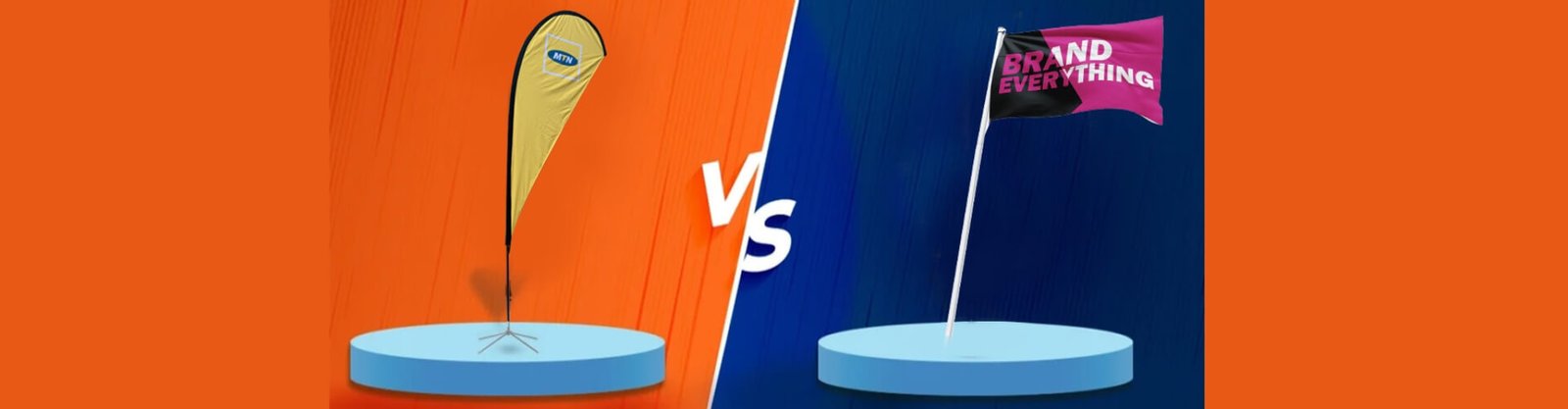 Advantages of Teardrop Banners VS Traditional Banners